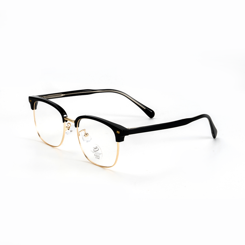 SAN BULONIE Classic Men's Elegant Eyebrow Eyeglasses Frames