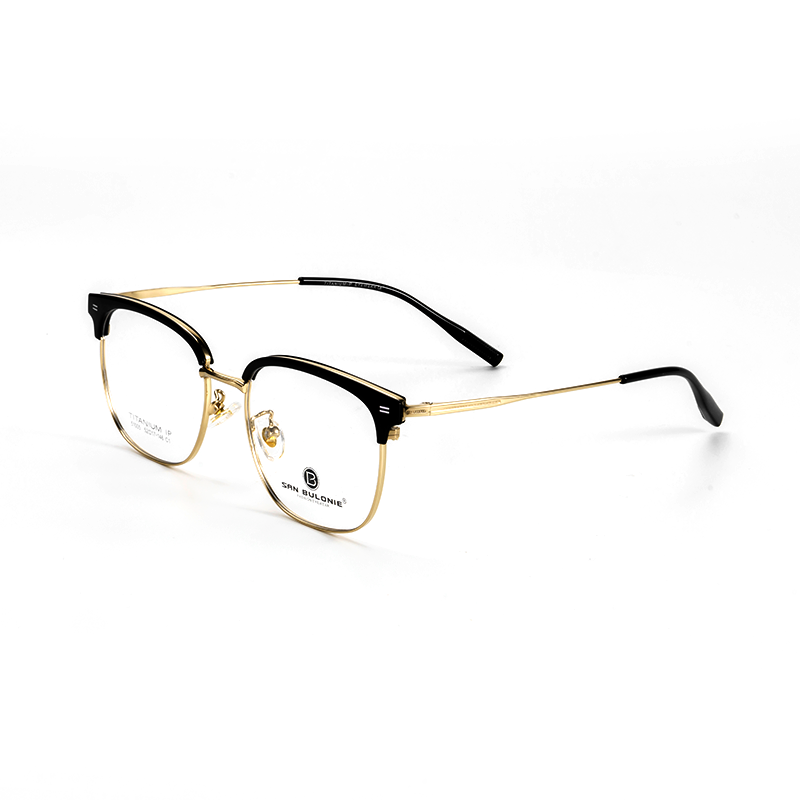 SAN BULONIE Ultralight Titanium Men's Eyebrow Frames