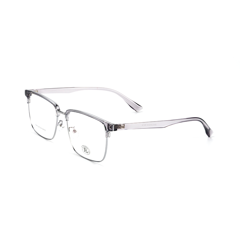 SAN BULONIE Large Frame Business Men's Eyebrow Titanium Frame
