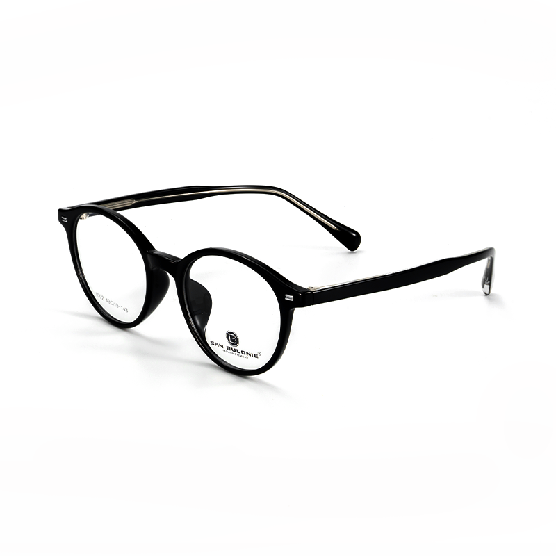 SAN BULONIE Ultra-Lightweight Cat-Eye Round Frame Eyeglasses