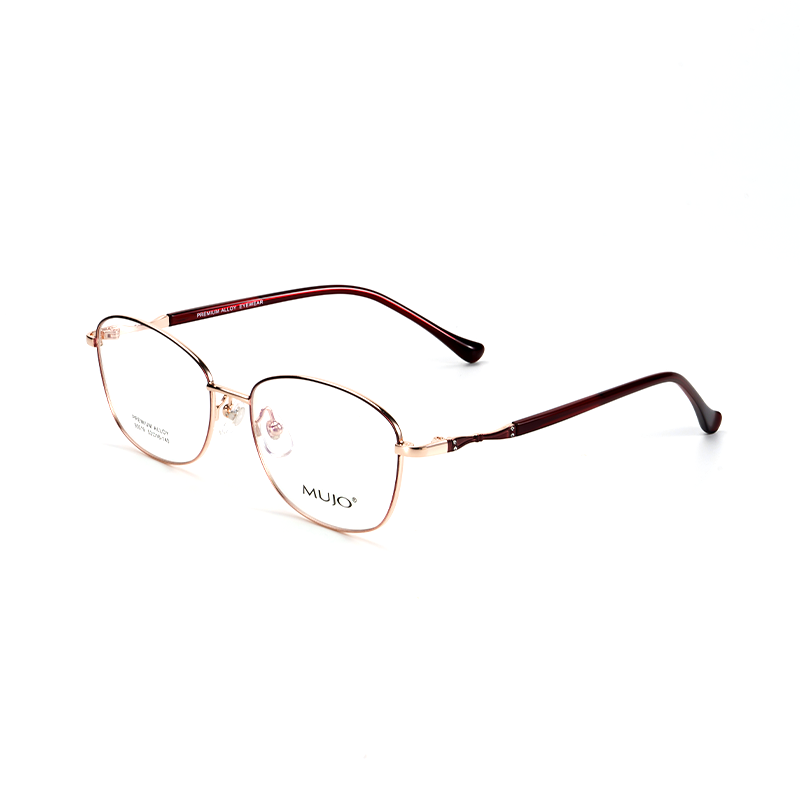 MUJO Bow-Inlaid Diamond Intellectual Women's Glasses Frame