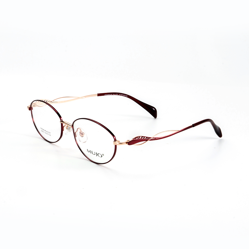 MUJO Light Luxury Two-Tone Women's Glasses Frame