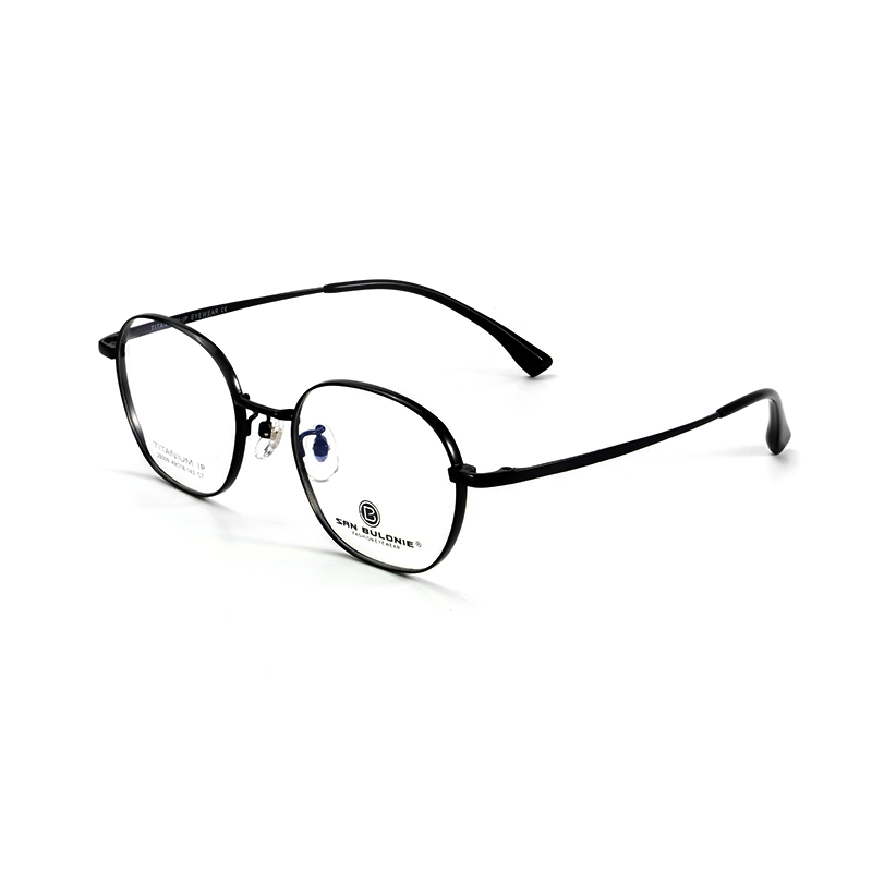 SAN BULONIE Elegant Square Titanium Frame Eyeglass Frames