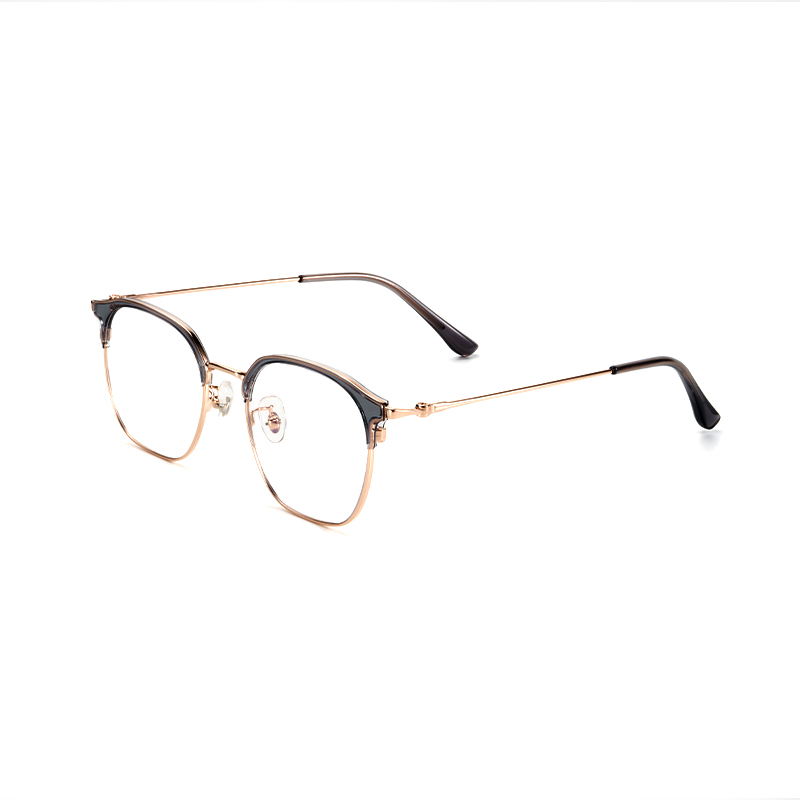 SAN BULONIE Stylish Polygonal Metal Eyebrow Frames